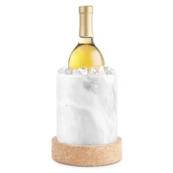 Product Specialties Inc. Ice Molds + Tools*Large Marble & Cork Wine Chiller