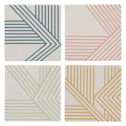 Danica Coasters & Trays*Linea Soak Up Square Coasters (Set Of 4)