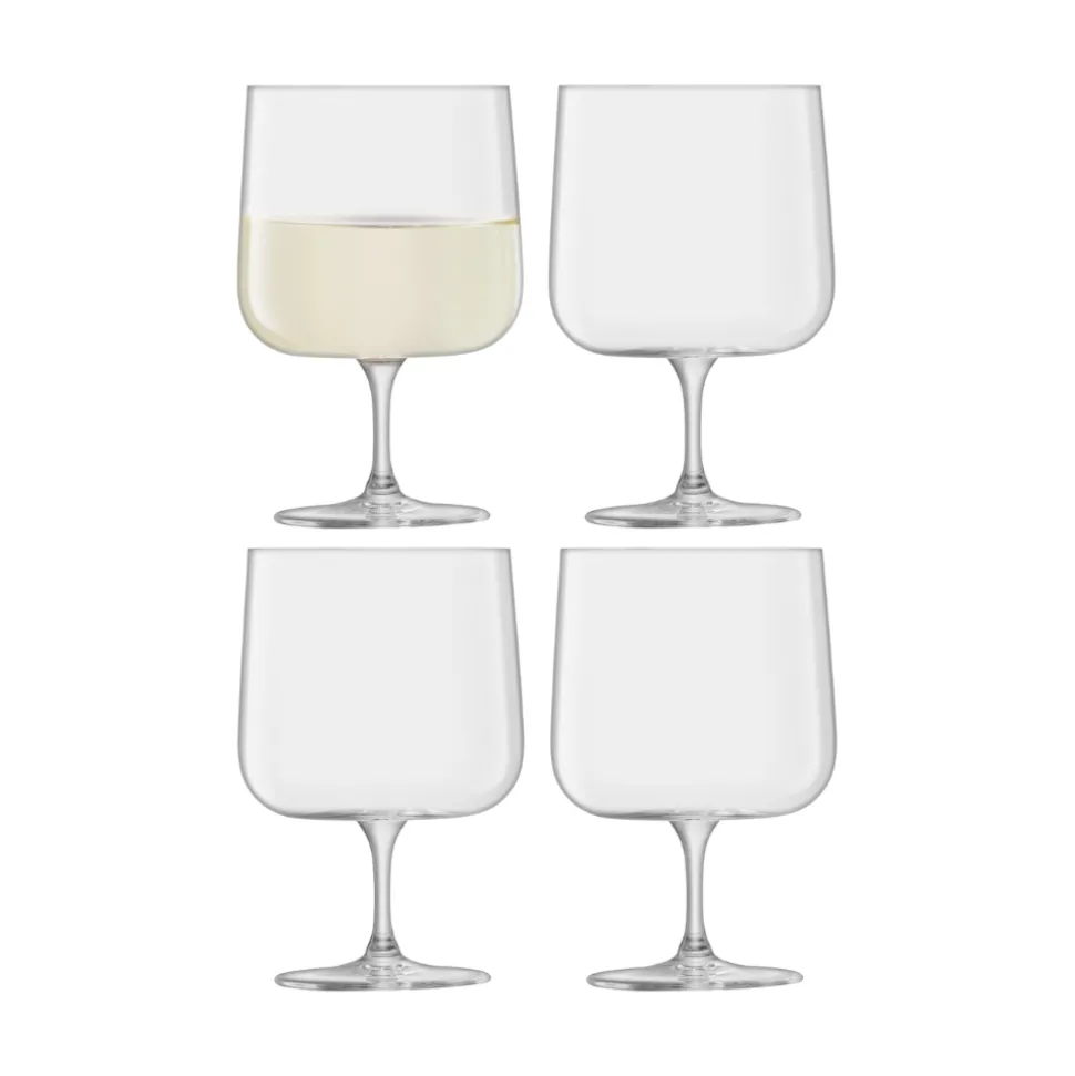 David Shaw Coupes / Nick & Nora*Lsa Arc Footed Cocktail/Wine Glasses (Set Of 4)
