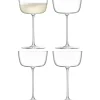 David Shaw Coupes / Nick & Nora*Lsa Borough Cocktail Saucers (Set Of 4)