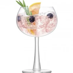 David Shaw Copa Balloon*Lsa Gin Balloon Glasses With Thick Stem (Set Of 2)