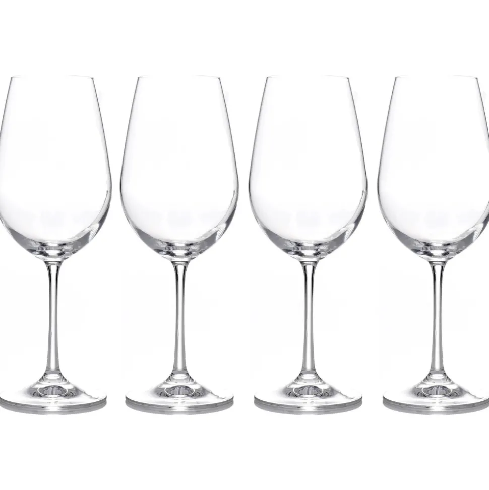 Trudeau Wine*Luna Red Wine Glasses (Set Of 4)