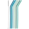Danica Straws*Marina Bendable Silicone Straws (Pack Of 6)