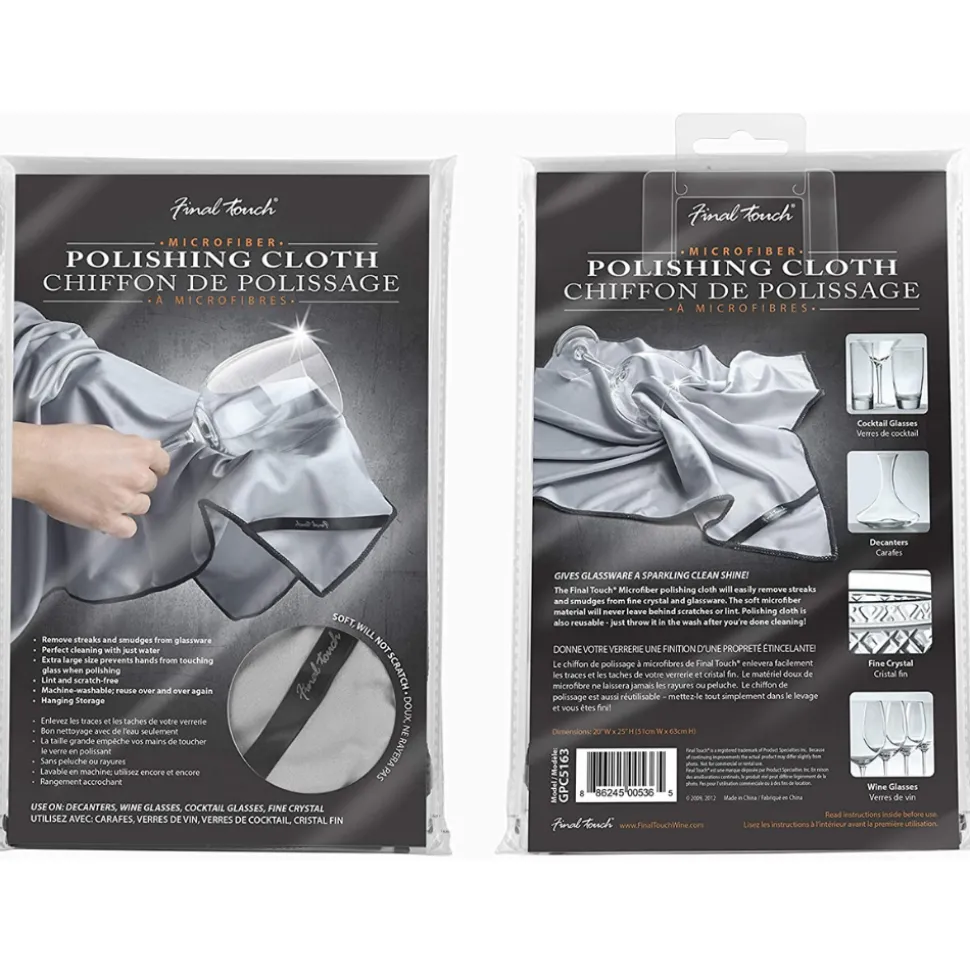 Product Specialties Inc. Wine*Microfibre Glass Polishing Cloth