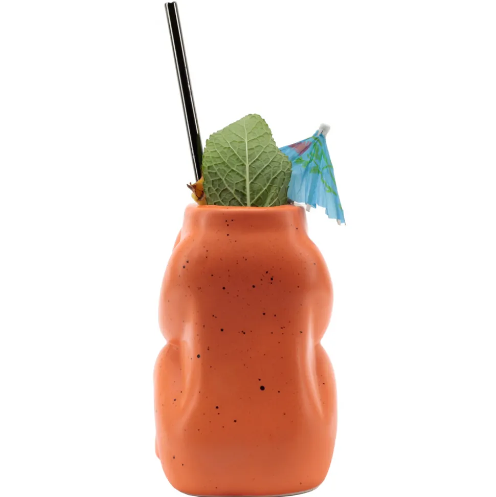 China Tiki Mugs*Orange Suffering Bastard Tiki Mug