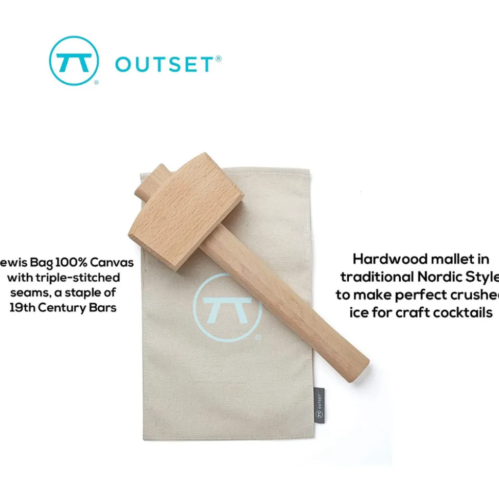 Fox Run Ice Molds + Tools*Outset Lewis Bag + Mallet