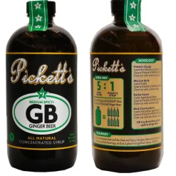 Pickett's Cocktail Mixers*Medium Spicy Ginger Beer Syrup