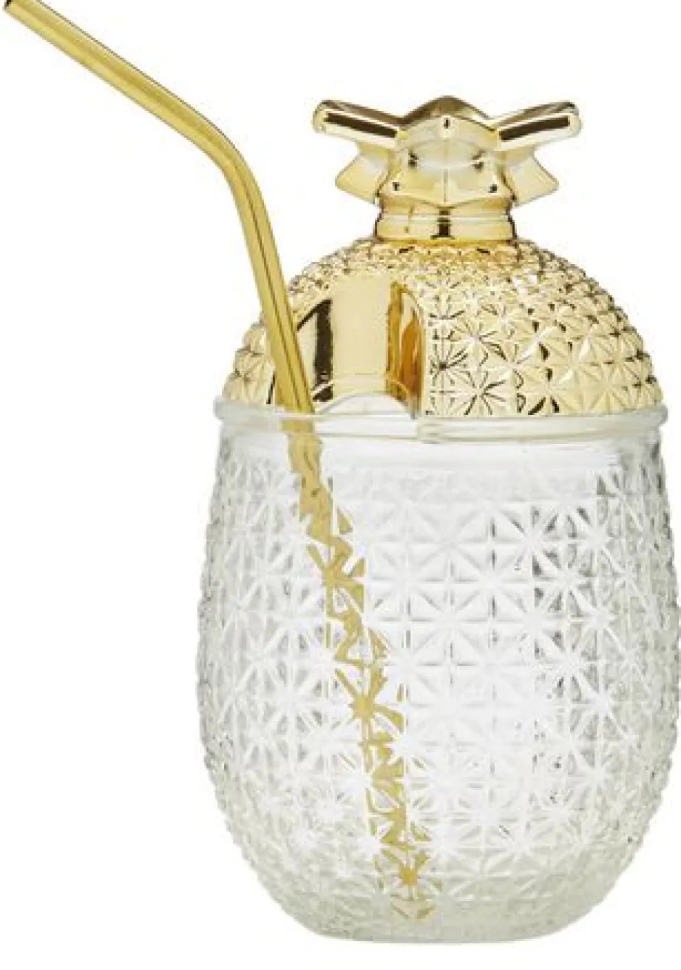ICM Tiki Mugs*Pineapple Cocktail Glasses (Set Of 2)
