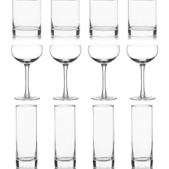 Better Refined - CHINA Tumblers*Plain Glassware Collection (Set Of 12)