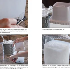 China Ice Molds + Tools*Plastic Ice Crusher