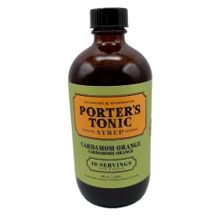 Porter's Tonic Cocktail Mixers*Porter's Cardamom Orange Tonic Syrup
