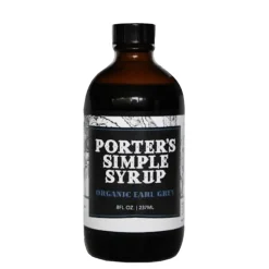 Porter's Tonic Cocktail Mixers*Porter's Earl Grey Simple Syrup
