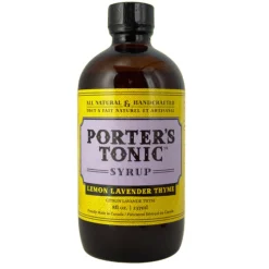 Porter's Tonic Cocktail Mixers*Porter's Lemon Lavender Thyme Tonic Syrup