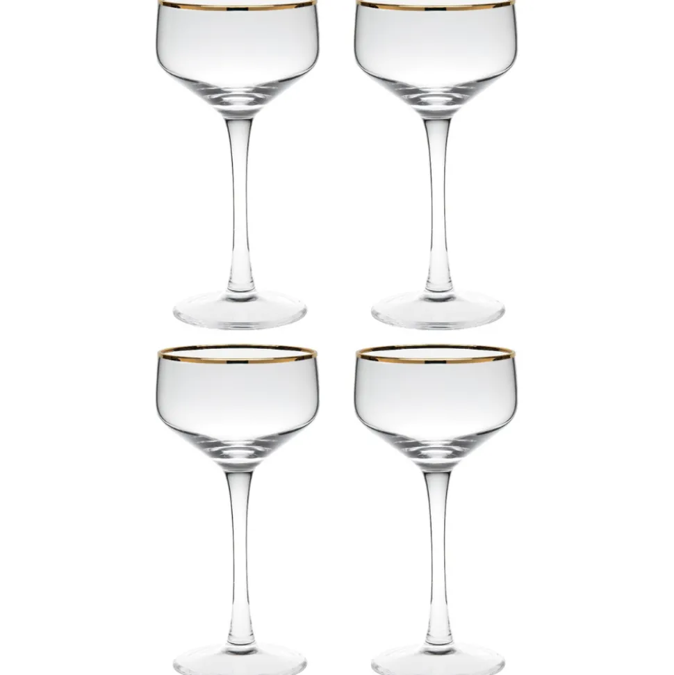Better Refined - CHINA Coupes / Nick & Nora*Potion House Gold Rim Coupe