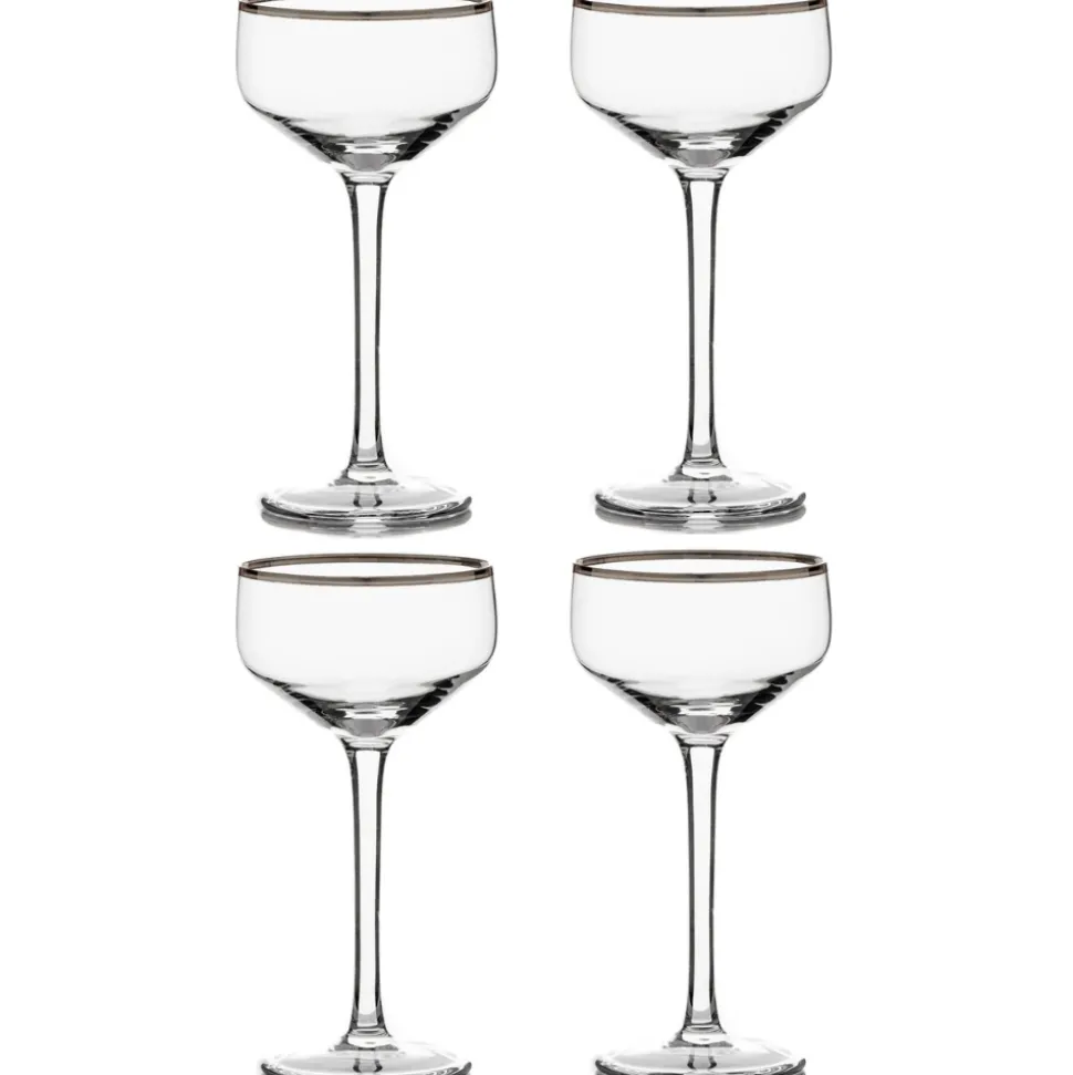 Better Refined - CHINA Coupes / Nick & Nora*Potion House Silver Rim Coupe