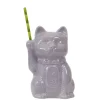 China Tiki*Purple Neko Cat Tiki Mug