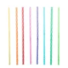 Kikkerland Tiki*Rainbow Reusable Straws (Pack Of 24)
