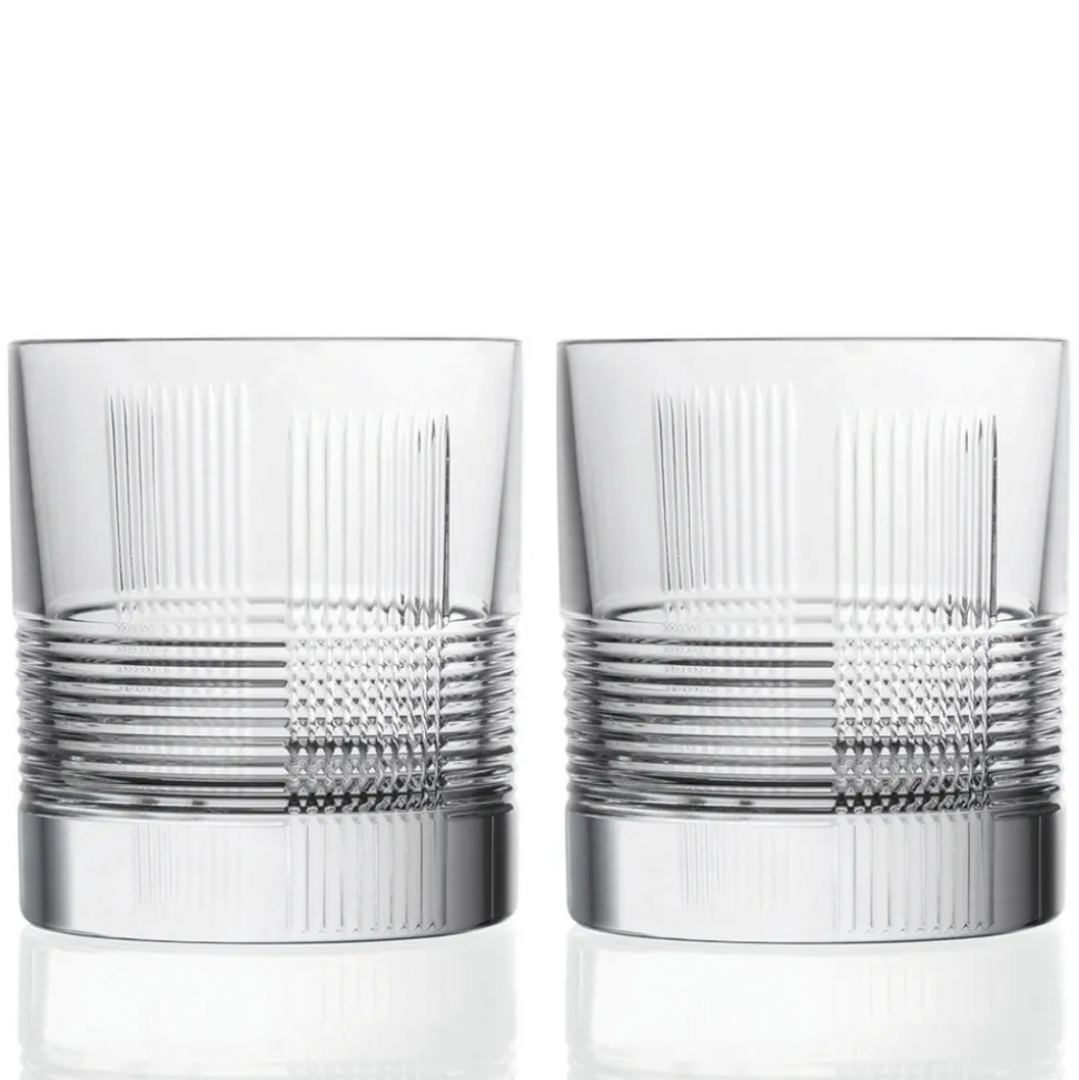 David Shaw Tumblers*Rcr Hand-Cut Quadri Tumblers (Set Of 2)