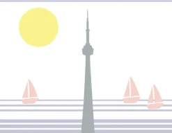 China Tiki*Retro Toronto Collins Glass