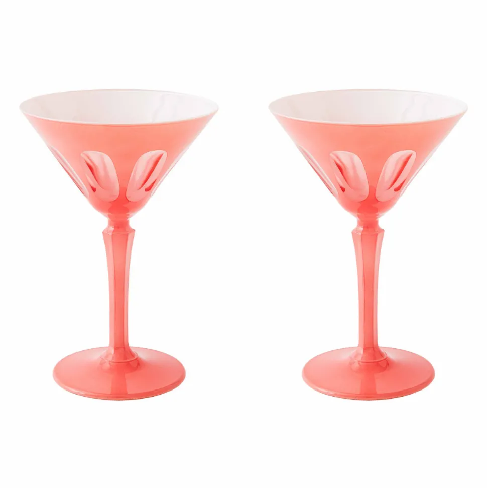 Aesthetic Movement Martini*Rialto Martini Glass (Salmon)