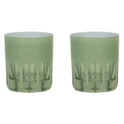 Aesthetic Movement Tumblers*Rialto Old Fashioned Tumbler (Pale Sage)