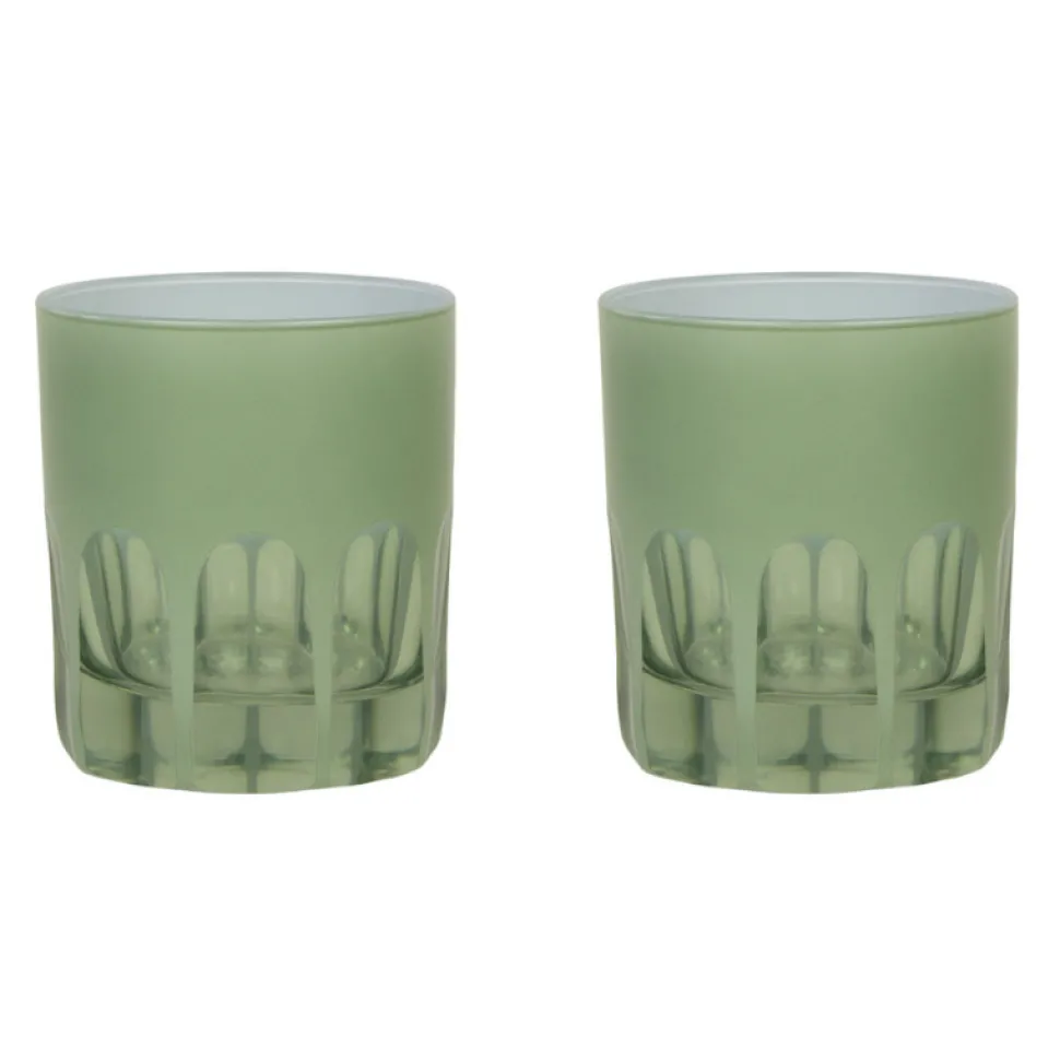 Aesthetic Movement Tumblers*Rialto Old Fashioned Tumbler (Pale Sage)