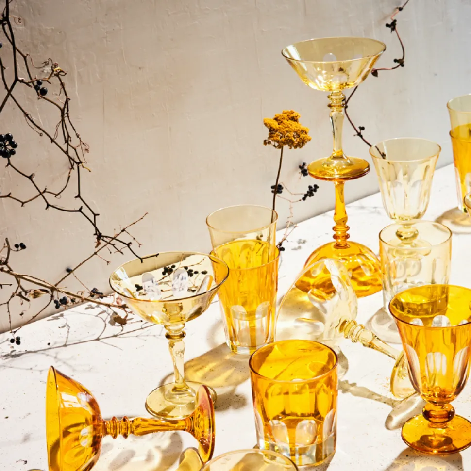 Aesthetic Movement Tumblers*Rialto Old Fashioned Tumbler (Ginger)