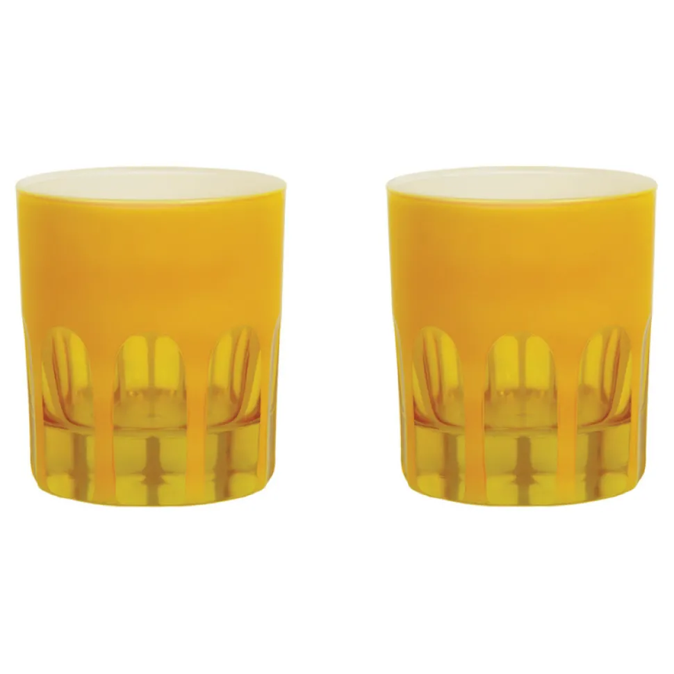 Aesthetic Movement Tumblers*Rialto Old Fashioned Tumbler (Saffron)