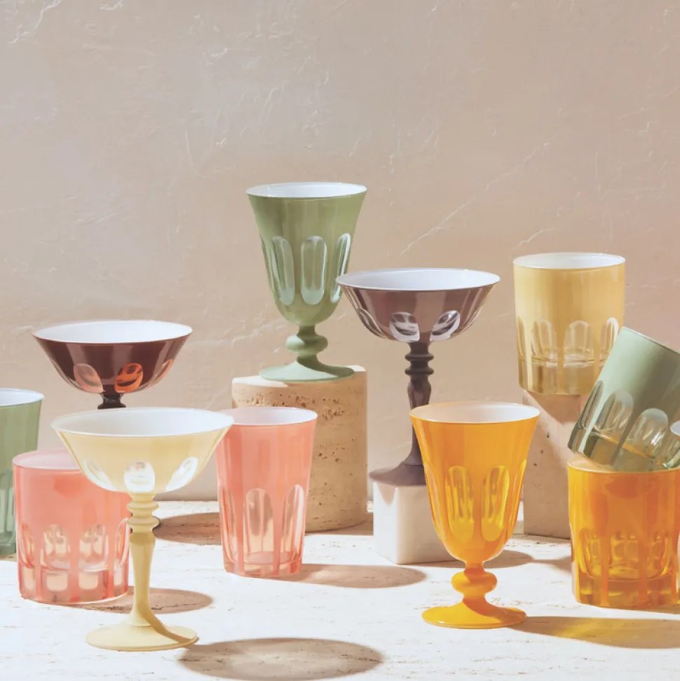 Aesthetic Movement Tumblers*Rialto Old Fashioned Tumbler (Saffron)