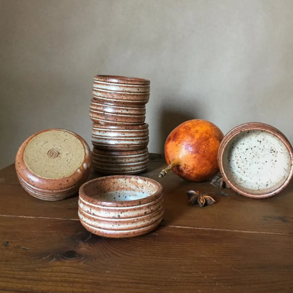 Clay + Ash Ceramics Spirit Tasting*Ribbed Tequila + Mezcal Copita