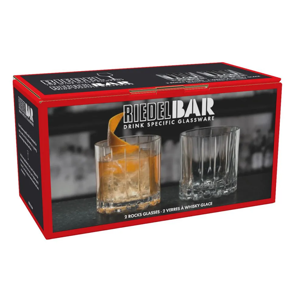 Riedel Crystal Tumblers*Riedel Rocks Glass (Set Of 2)