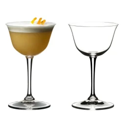 Riedel Crystal Coupes / Nick & Nora*Riedel Sour Glasses (Set Of 2)