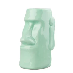 China Tiki*Seafoam Green Easter Island Tiki Mug