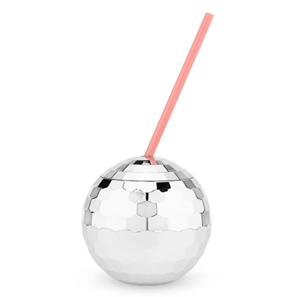 True Fabrications Tiki Mugs*Silver Disco Ball Tumbler