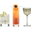 Better Refined - CHINA Tumblers*Silver Dream Deco Glassware Collection (Set Of 12)