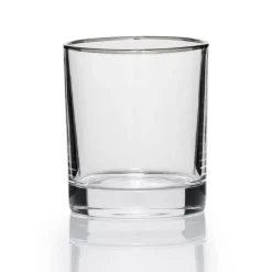 China Tumblers*Simple Silver Rim Tumbler