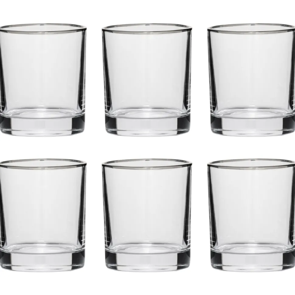 China Tumblers*Simple Silver Rim Tumbler