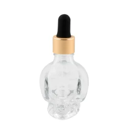 China Potion House Bar Tools*Skull Bitters Bottle In Black, White And Clear