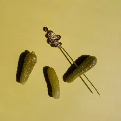 Love and Victory Cocktail Picks & Stirrers*Snake Cocktail Pins (Set Of 4)