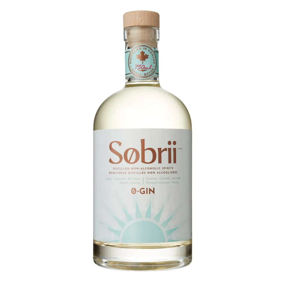 DistillX Beverages Inc. Non-Alcoholic Spirits*Sobrii Non-Alcoholic Gin 750Ml