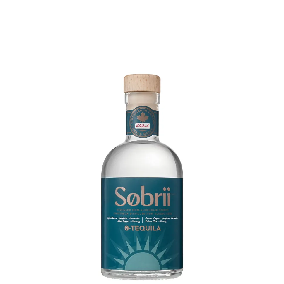 DistillX Beverages Inc. Non-Alcoholic Spirits*Sobrii Non-Alcoholic Tequila Mini 200Ml