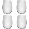 Trudeau Wine*Splendido Stemless Wine Glasses (Set Of 4)