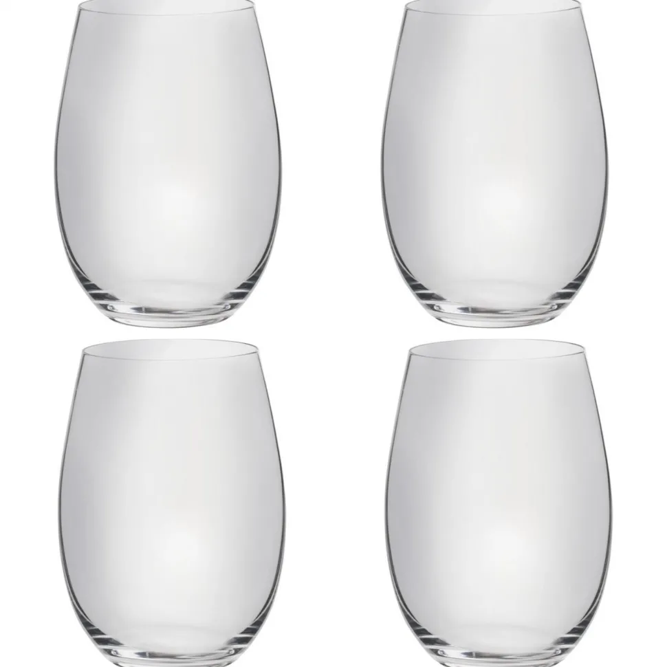 Trudeau Wine*Splendido Stemless Wine Glasses (Set Of 4)