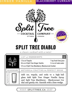 Split Tree Cocktail Co. Syrups*Split Tree Blackberry & Blackcurrant Cordial