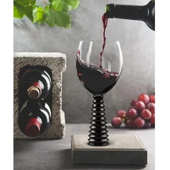 Abbott Wine*Stack Black Base Wine Goblet