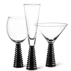 Abbott Wine*Stack Black Base Wine Goblet