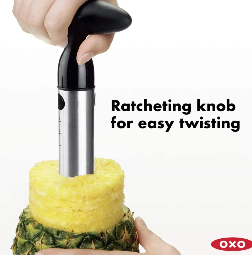 Danesco Inc. Tiki*Stainless Steel Ratcheting Pineapple Slicer