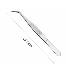 China Garnishes*Stainless Steel Slanted Tip Garnish Tweezers