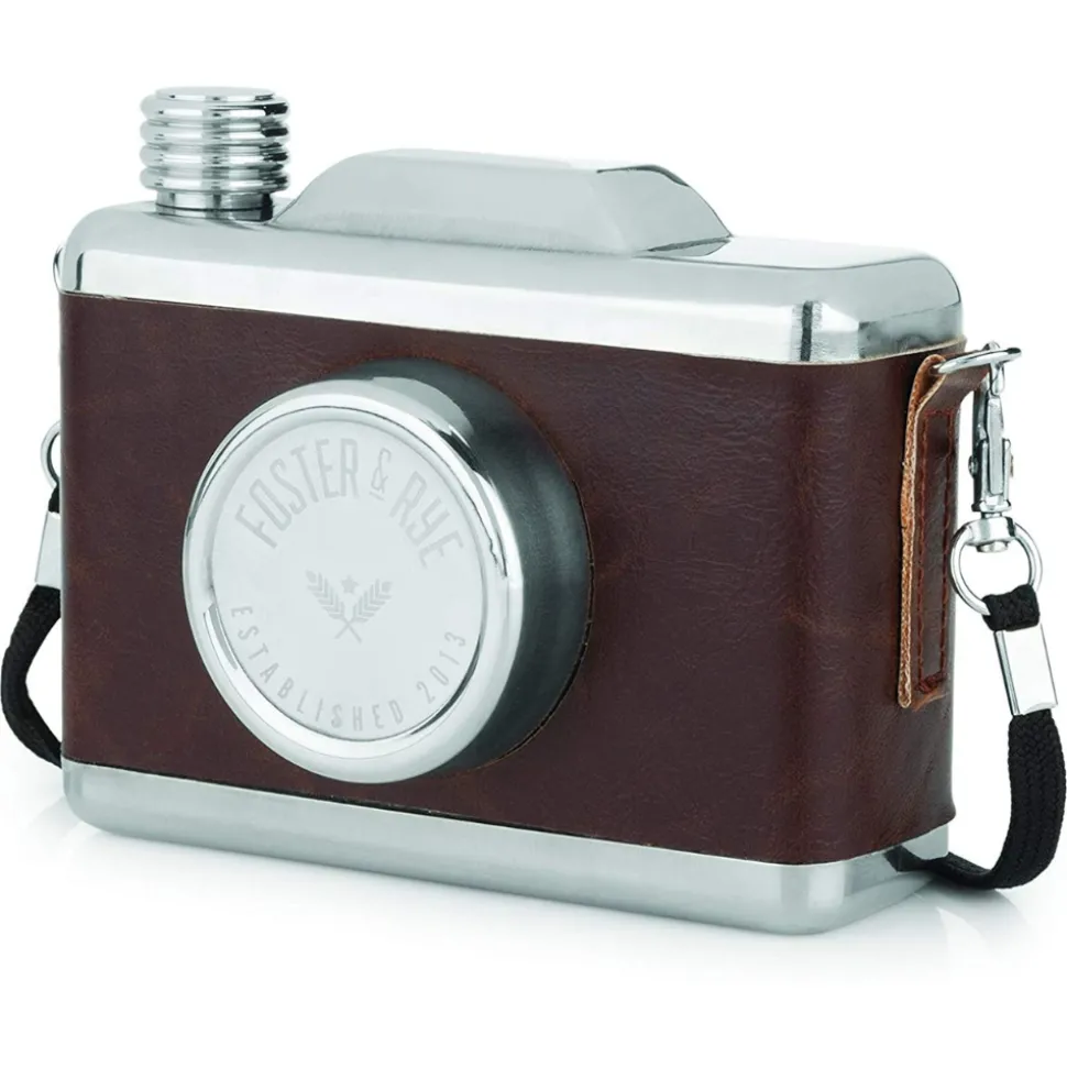 True Fabrications Flasks*Stainless Steel Snapshot Flask