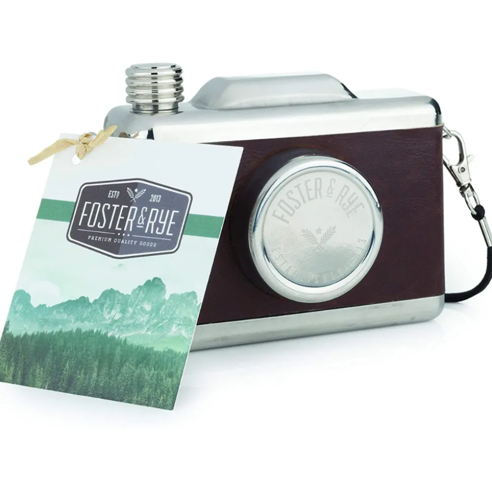 True Fabrications Flasks*Stainless Steel Snapshot Flask